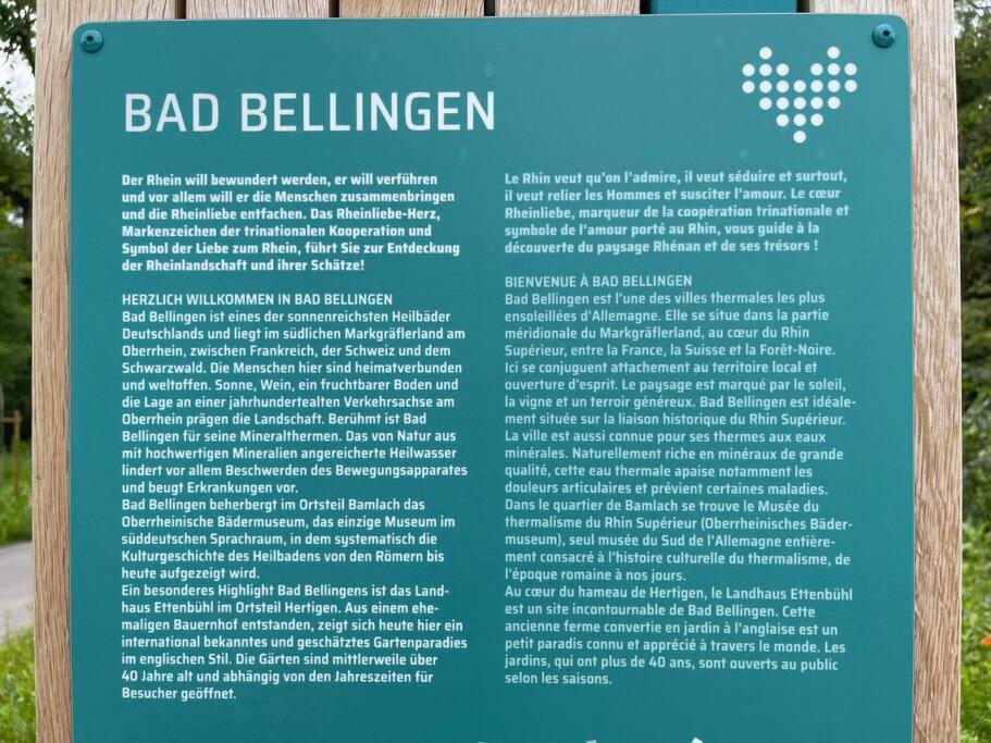 Vogesenblick Bad Bellingen Exterior foto